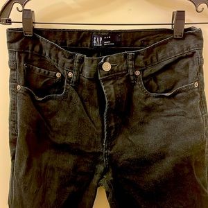 Black Denim Gap Skinny Jeans
